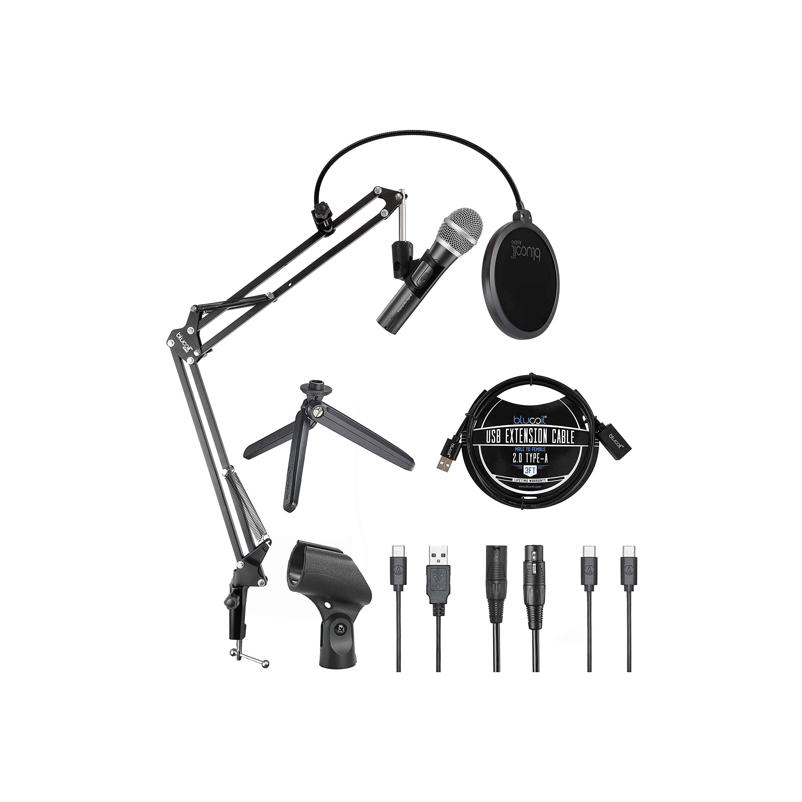 【audio technica/XLR】ATR2100x-USB Audio-Technica ATR2100x-USB Cardioid Dynamic USB/XLR Microphone +