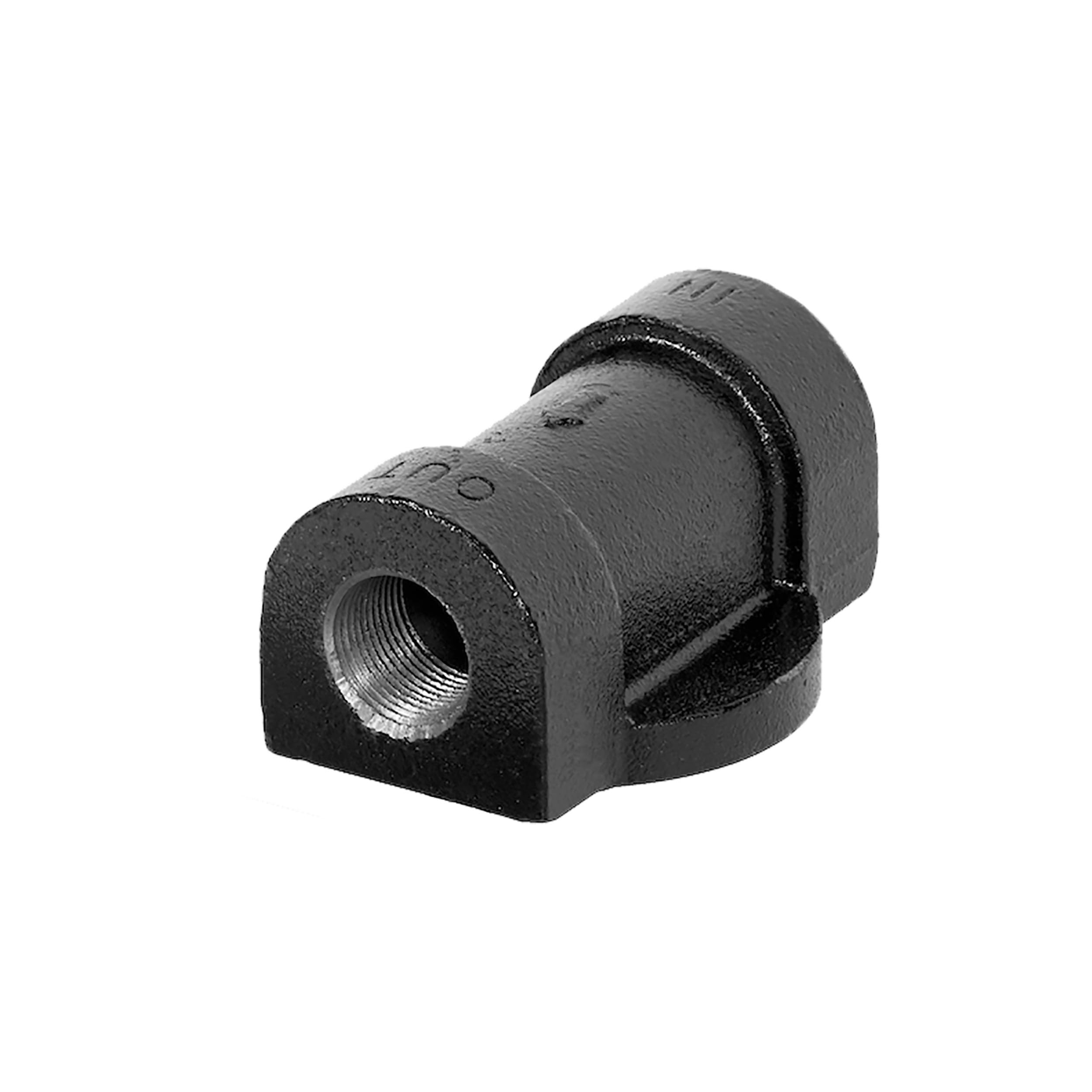 Fill-Rite 1200KTG9075 3/4" NPT Inlet and Outlet Cast Iron Filter Head, 1" - 12 UNF Threads