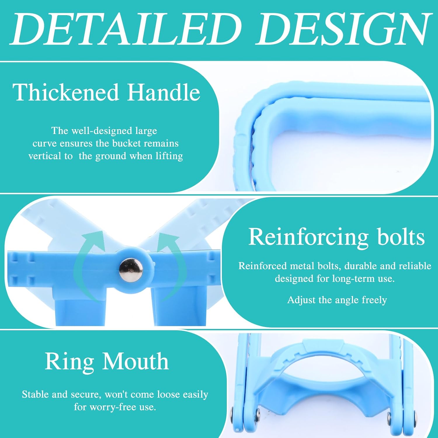 8PCS 5 Gallon Water Bottle Handles, Bottle Handles for Easy Carrying image 3