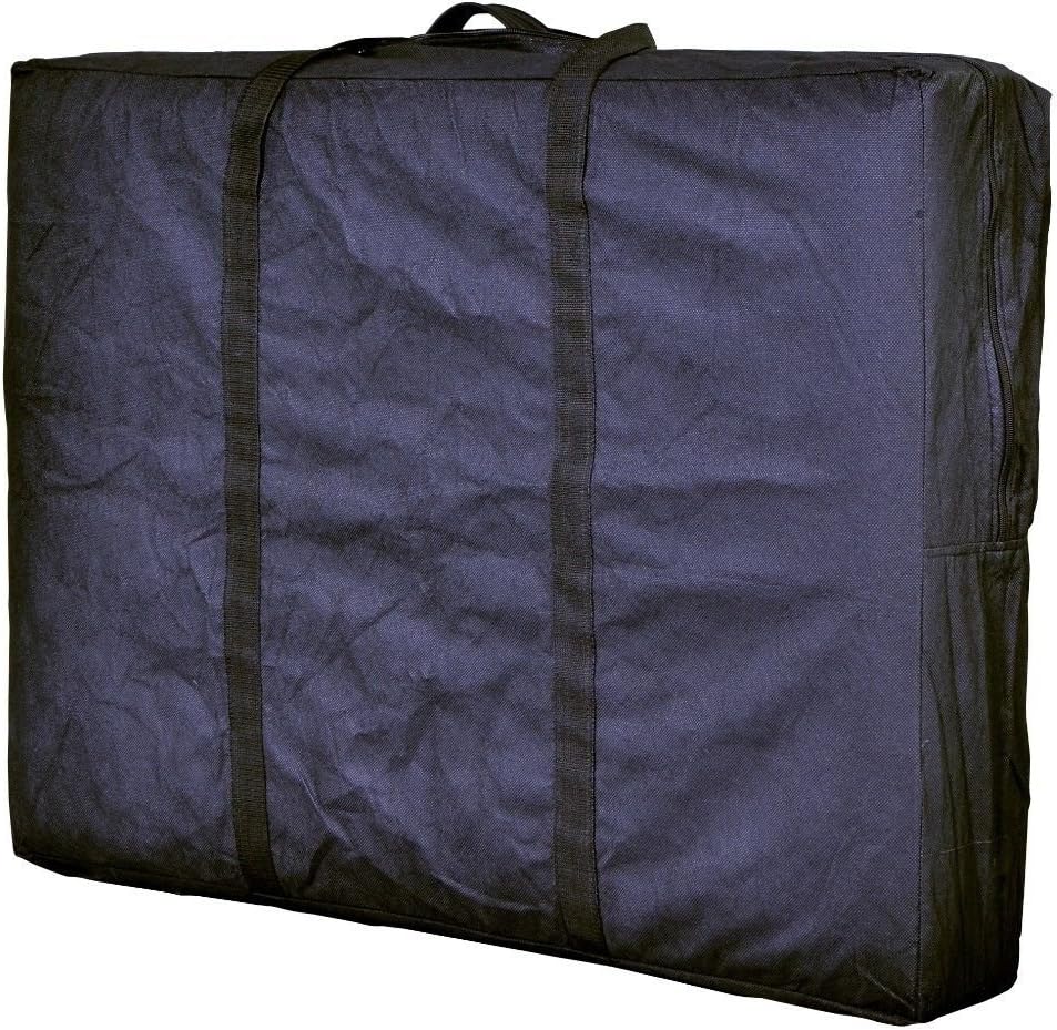 2" Pad 84" Black Portable Massage Table w/Free Carry Case Chair Bed Spa Facial T