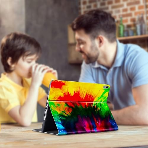 Vista 7 de Funda para iPad Mini 6 de 8.3 pulgadas, versión 2021 para iPad Mini 6ª generación, ligera, protectora de piel sintética, cubierta inteligente