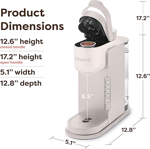 Miniatura 6 de Keurig K-Express - Cafetera de una sola porción, opción de preparación fuerte, depósito de 42 onzas, diseño elegante para hospedaje y regalos