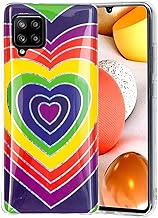 6City8Ni Colorido rosa tótem compatible con Samsung A12, Bling Glitter Silicona TPU flexible cubierta hecha a mujeres y niñas fácil con cómodo en la marcha