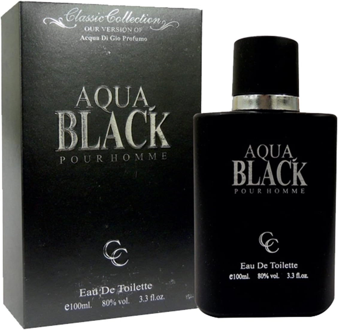 Aqua Black GIO Profumo Perfume For Him 3.3 oz Eau de Toilette (Imitation)