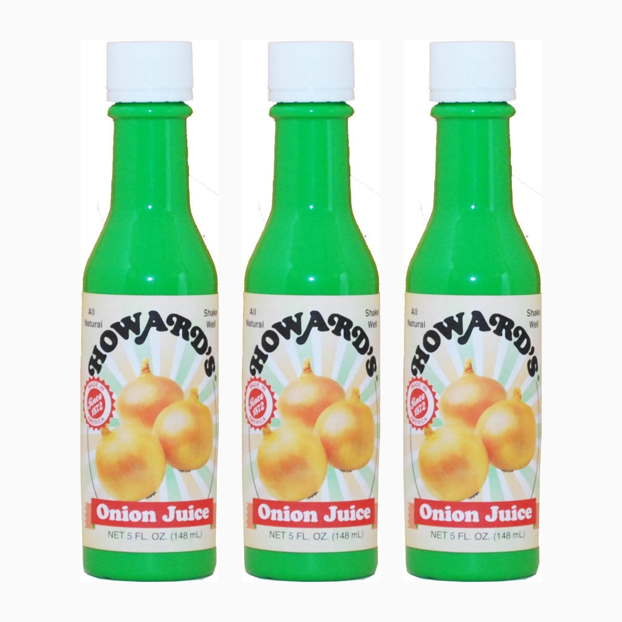 Howard’s Onion Juice, 5 fl oz | Pure Liquid Onion Seasoning | All-Natural Flavor Enhancer for Cooking, Marinades, Dressings & Sauces | No Artificial Preservatives