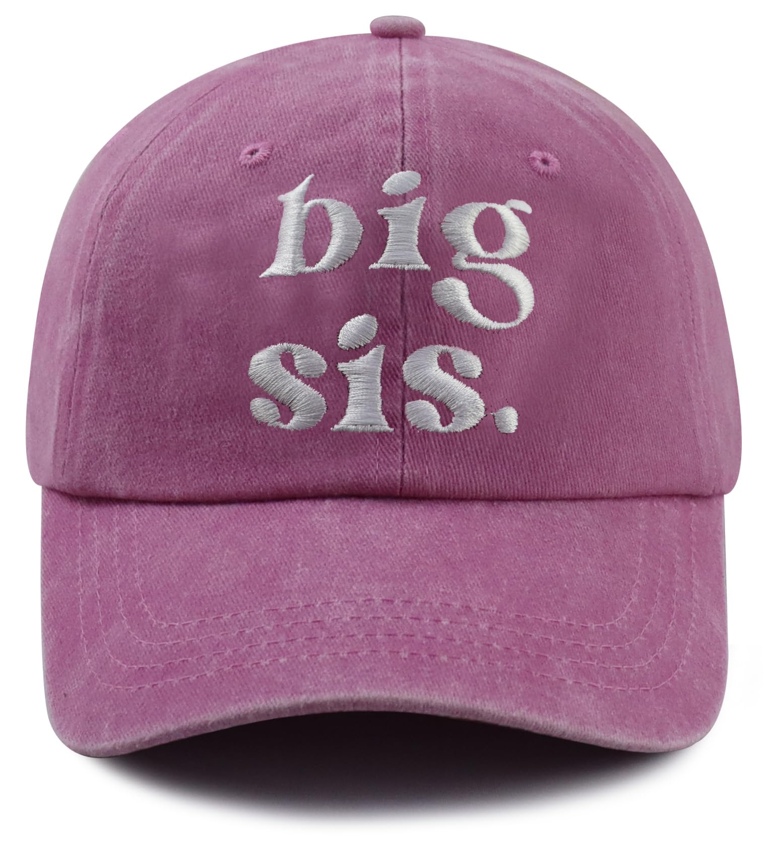 Big New Sister Brother Hats for Girls Boys, Adjustable Kids Baseball Cap
