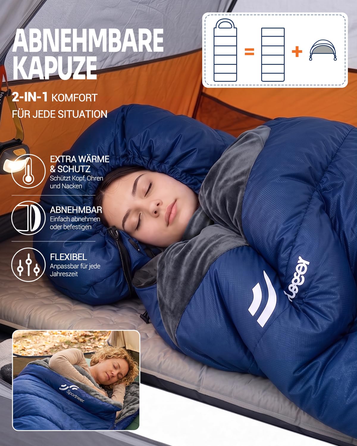 flexibler schlafsack Sportneer Erwachsene 230 × 90 cm, 3KG Komfort 5°C bis 10 °C retro bike Stay length:Long stays 420mm Bottom Cover Screws for