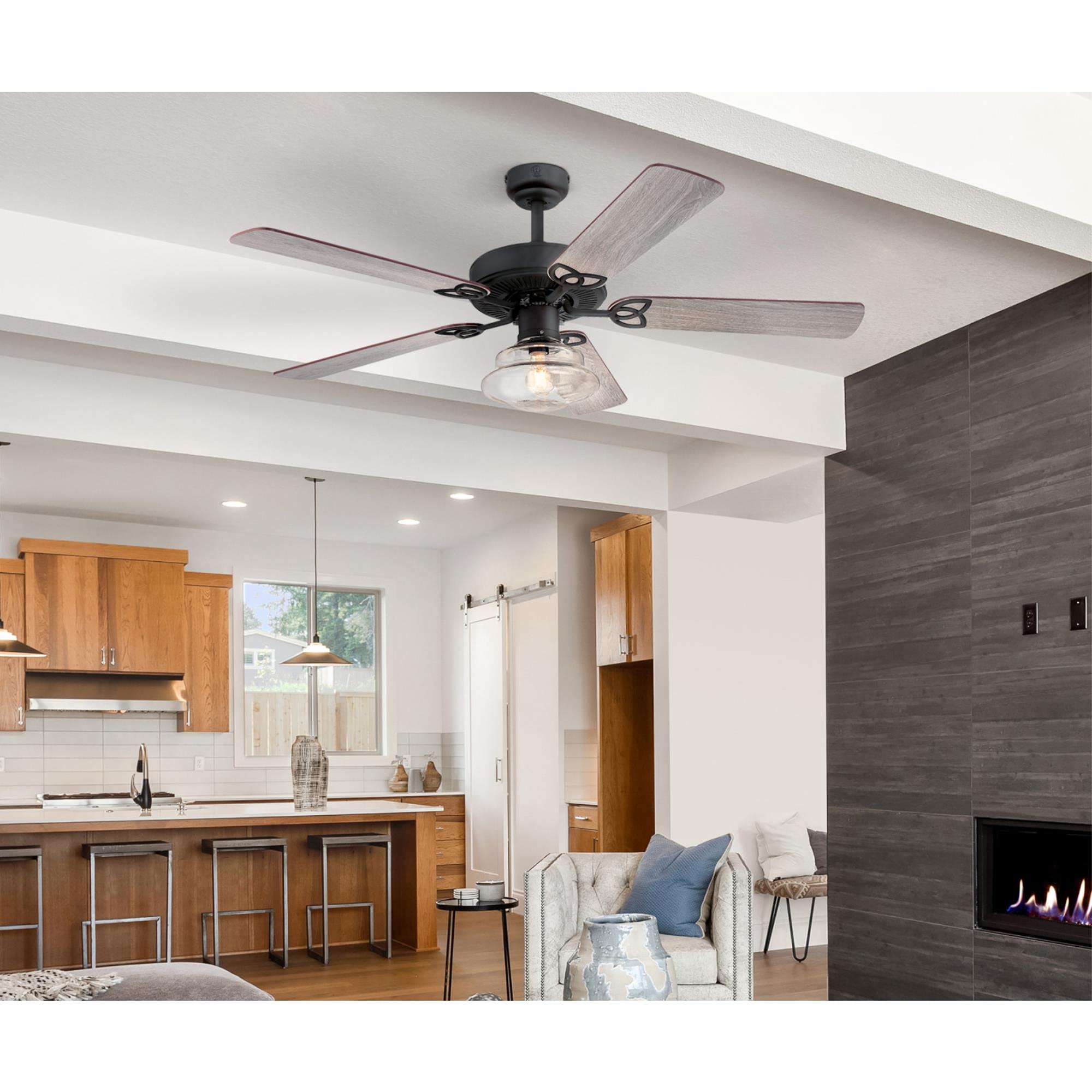 Westinghouse Scholar LED Ceiling Fan - Black & Light -5