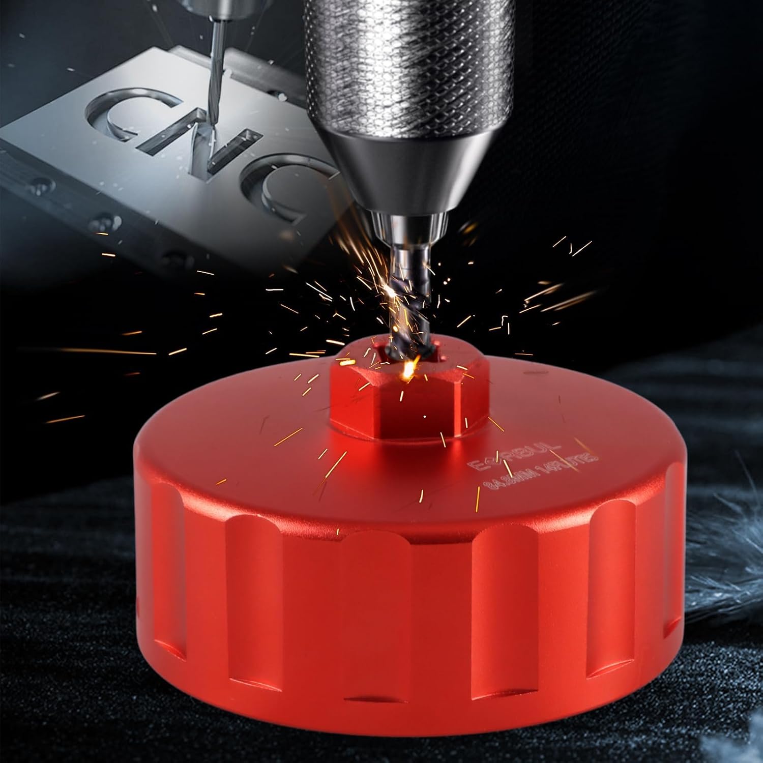 EVRBUL Oil Filter Wrench CNC Machining 84.8 mm 14 Flutes Oil Filter Cap Wrench Removal Tool Compatible with Mercedes Dodge Jeep 3.0L Diesel Engines