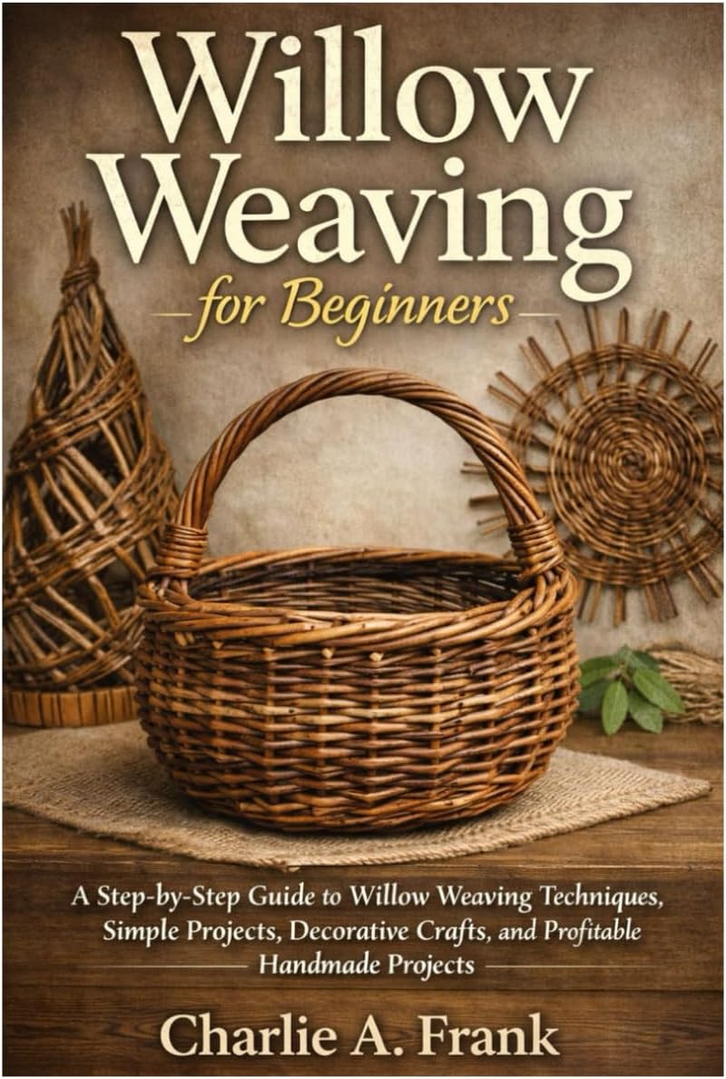 Willow Weaving for Beginners: A Step-by-Step Guide to Willow Weaving Techniques, Simple Projects, Decorative Crafts and Profitable Handmade Projects