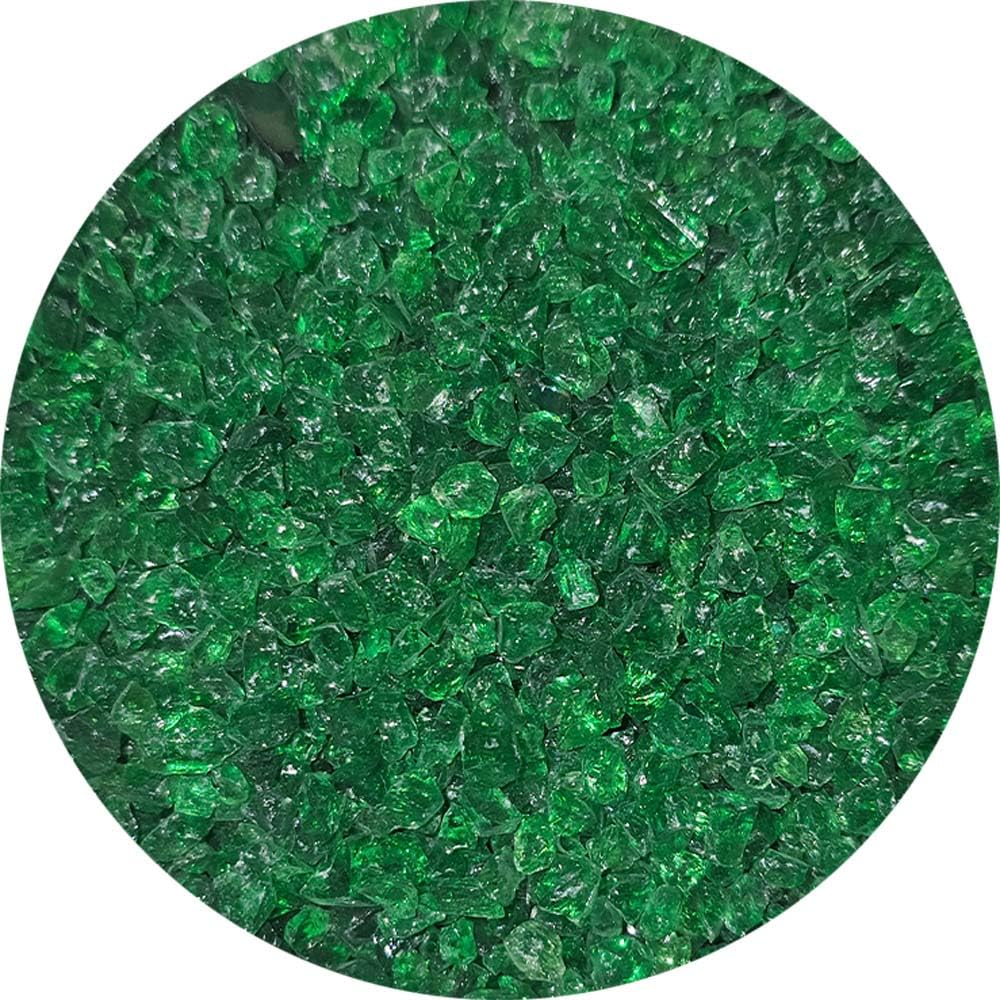 Wissmach Glass Frit Garden Green Coarse Transparent 1lb. 96 COE-picture-14