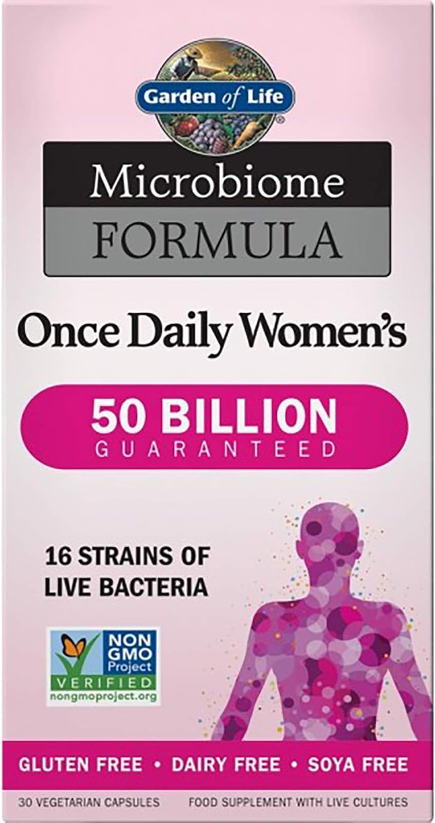 Garden of Life Microbiome Formula Once Daily Women’s, 30 Capsules