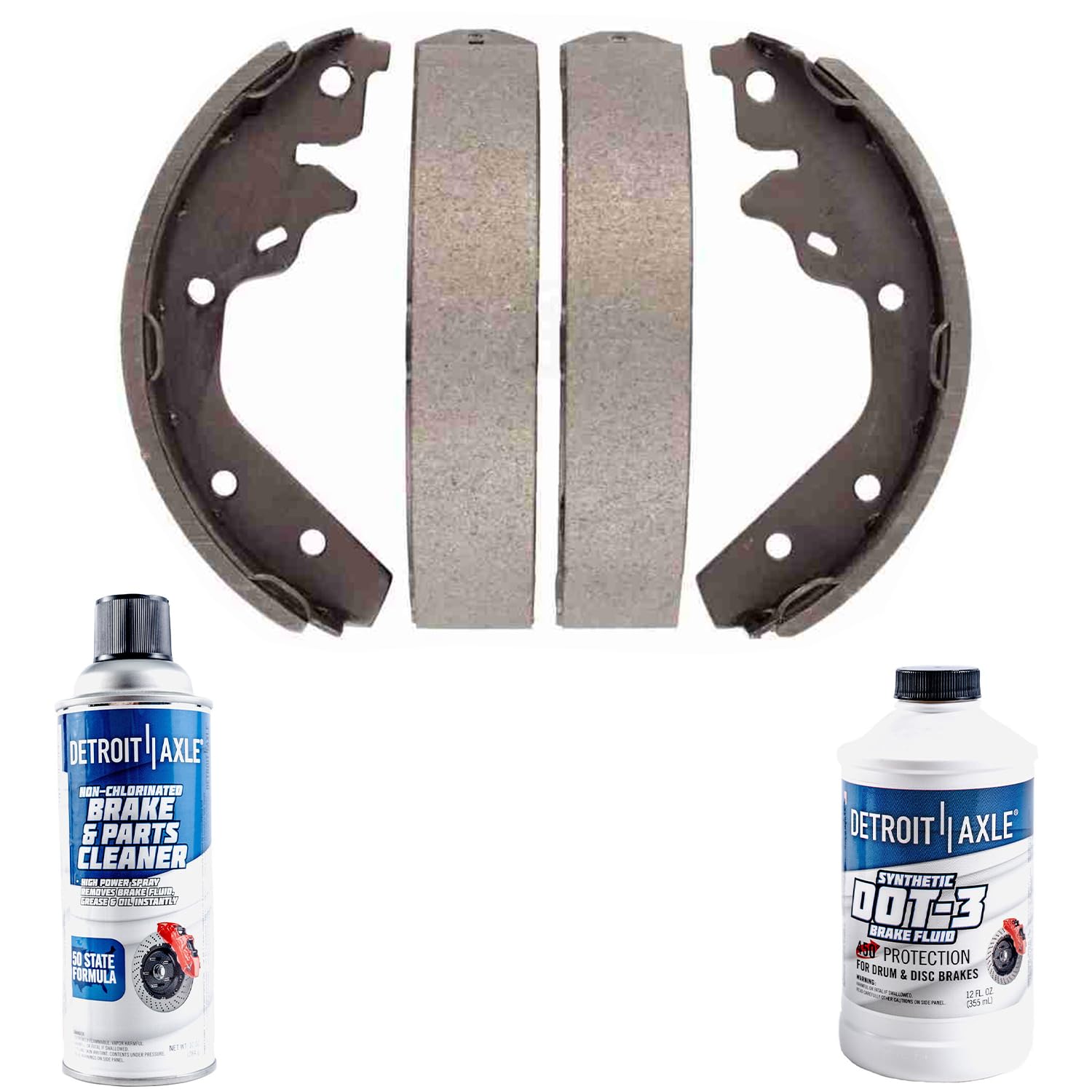 Detroit Axle - Rear Brake Shoe for Dodge Charge Chrysler Town &amp; Country
