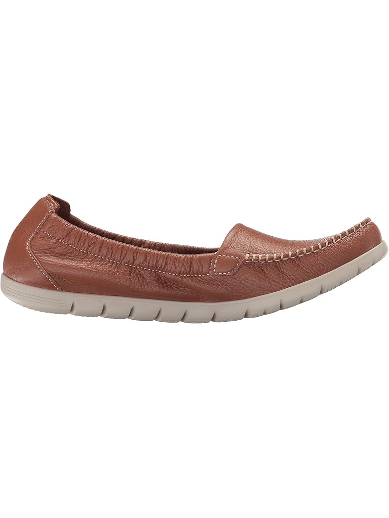 Brown SAS Sunny Elasticized Comfort Loafer
