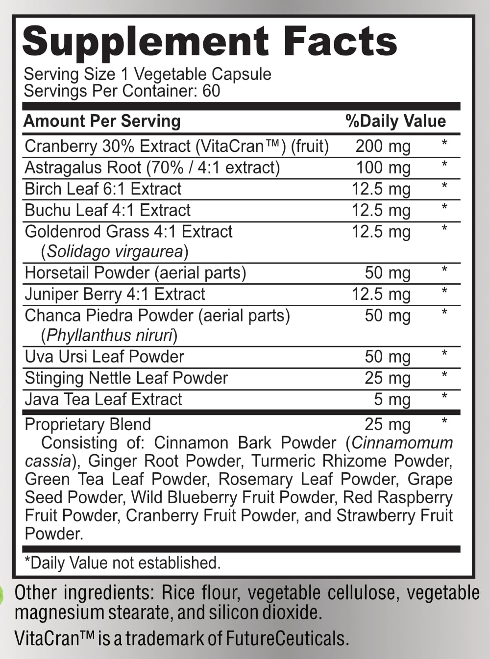 YUMMYVITE Herbal Kidney Cleanse with Cranberry Extract, 60 Capsules — Amazon image 7