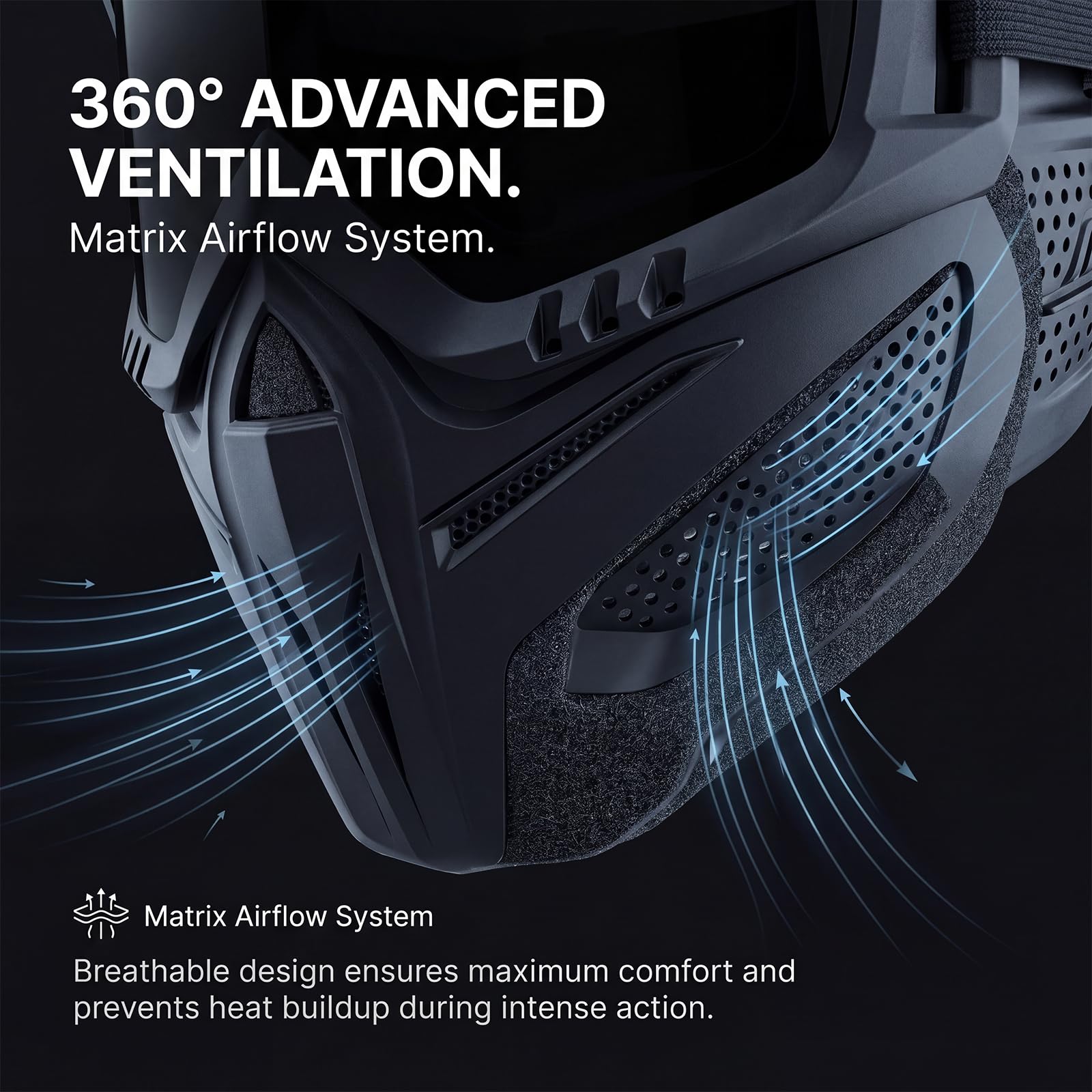 Full Face Protective Mask with Removable Goggles, Anti-Fog Face Shield for Motorcycle Riding, Cycling, Softball & Outdoor Sports