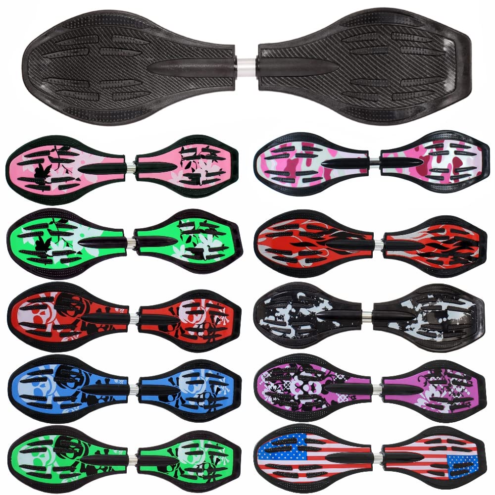 FunTomia Waveboard monopatín con Mach1 Ruedas, Incluye Bolsa de Transporte — view 15