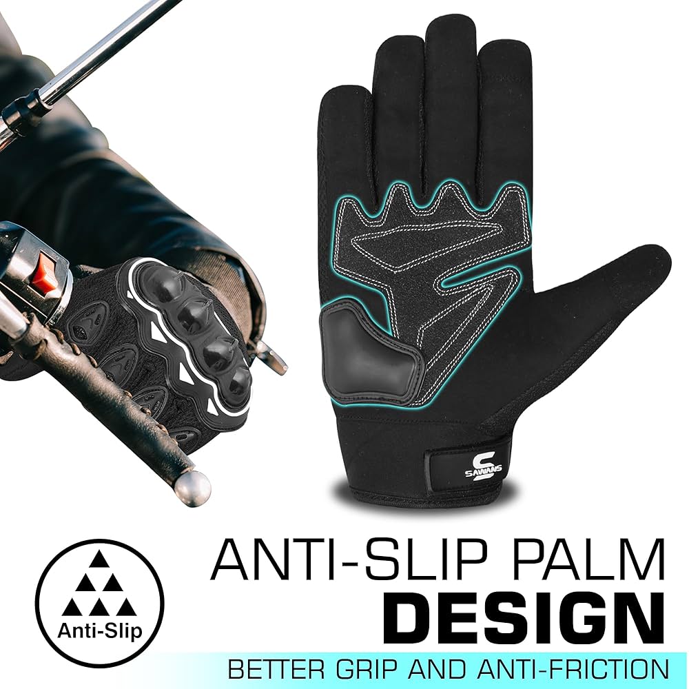 Skeleton Gloves EXCEREY Skull Ghost Riding MTB Bike Gloves Non-Slip Full Finger Off-Road For Running Climbing Riding Biking Outdoor Sports, Gift For Men Women (Green, Size S Fingerless Biking Gloves