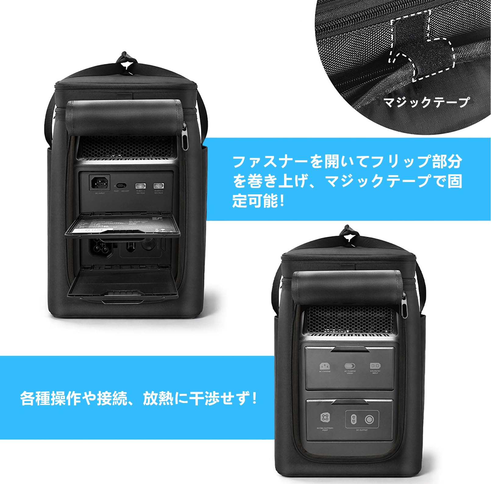 Amazon.co.jp: SHEAWA for EcoFlow DELTA 3 Max Plus/Max ケース 収納