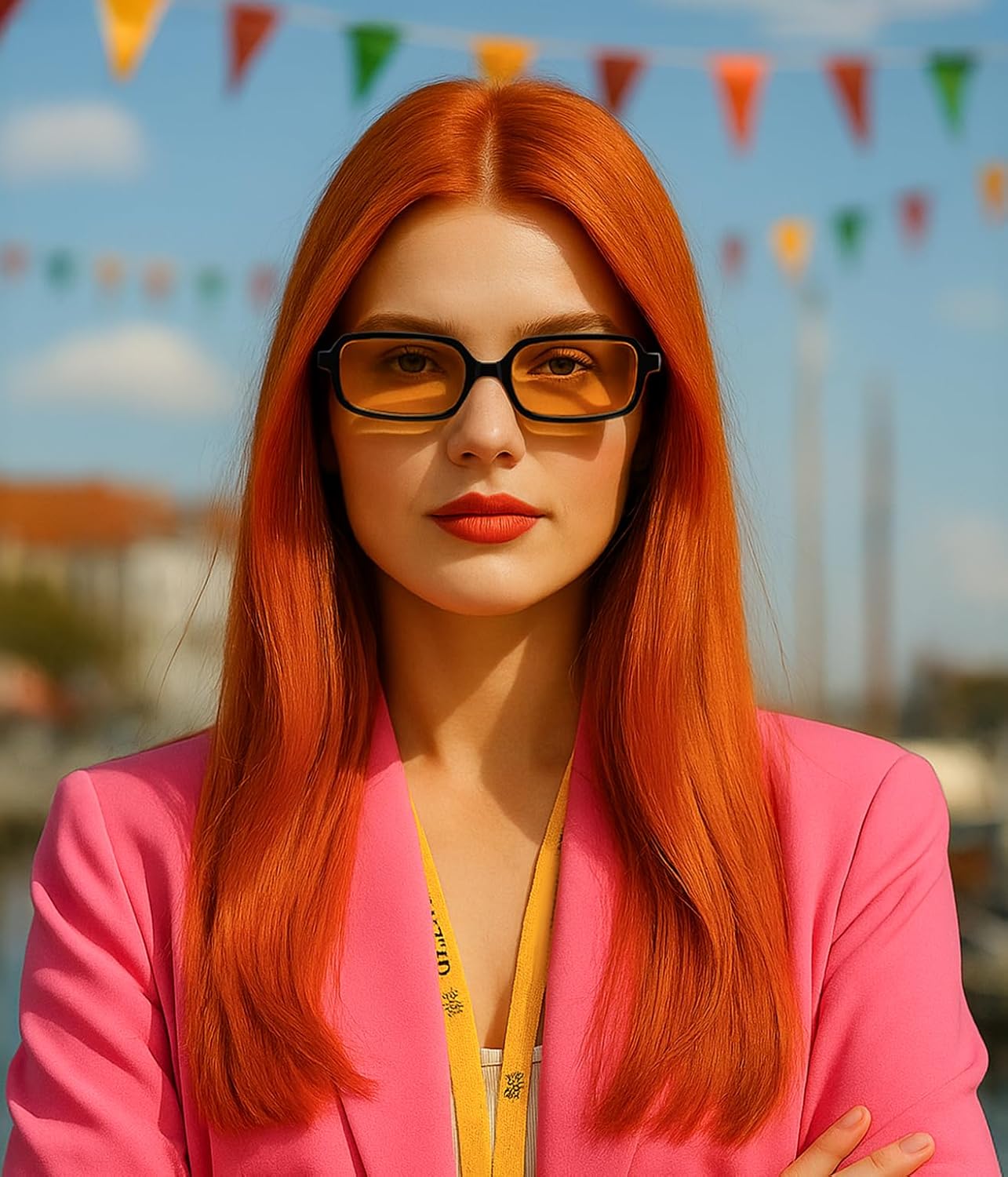 FEISEDY Rectangle Sunglasses for Women Men, Women's 90s Sunglasses Small Narrow Frame Trendy Vintage Style Shades B9167 - Image 5