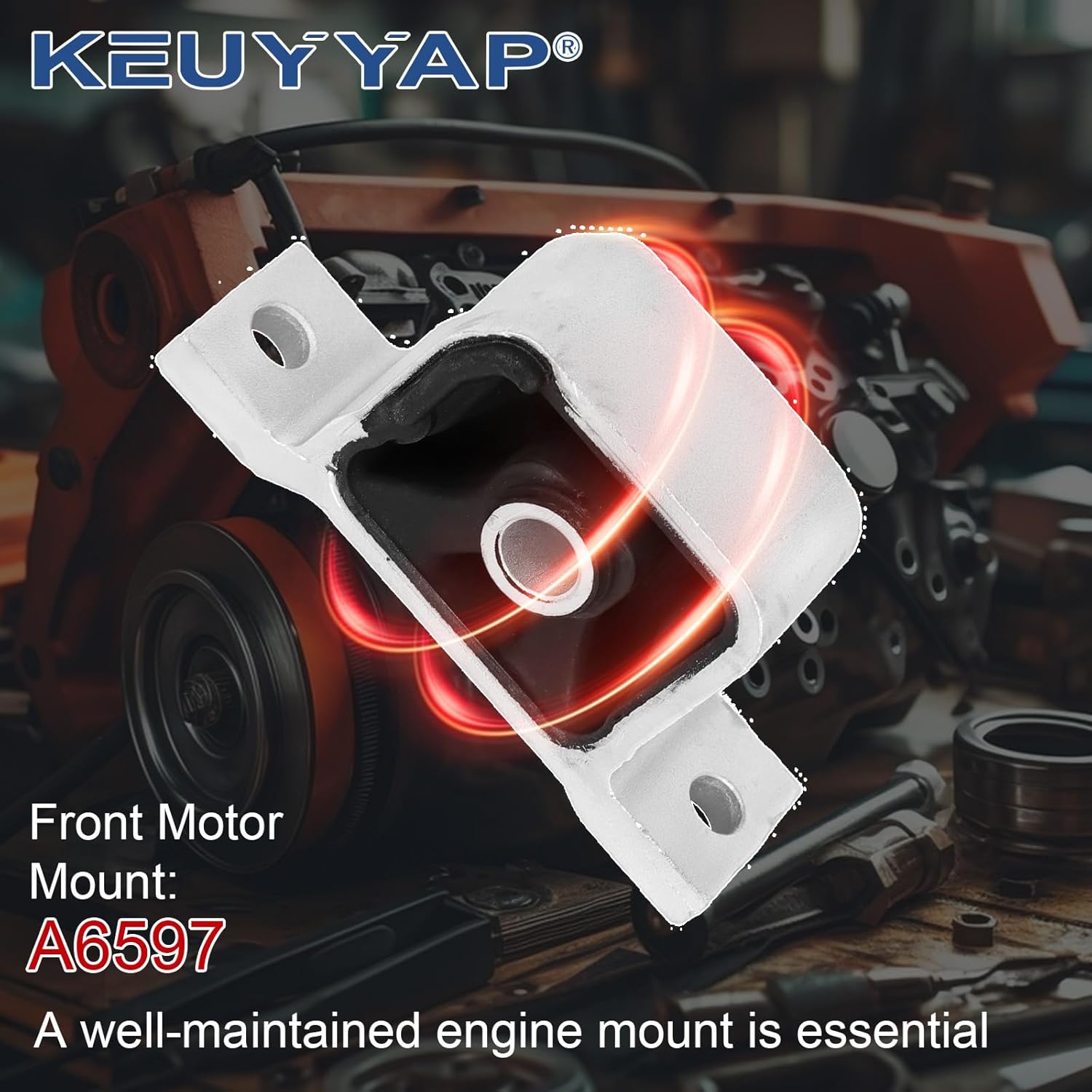 5Pcs Engine Motor Mount Compatible with Honda Element 2.4L 4WD 2003-2011 Transmission Mount Set, Replace A4573 A65010 A4504 A4579 A6597