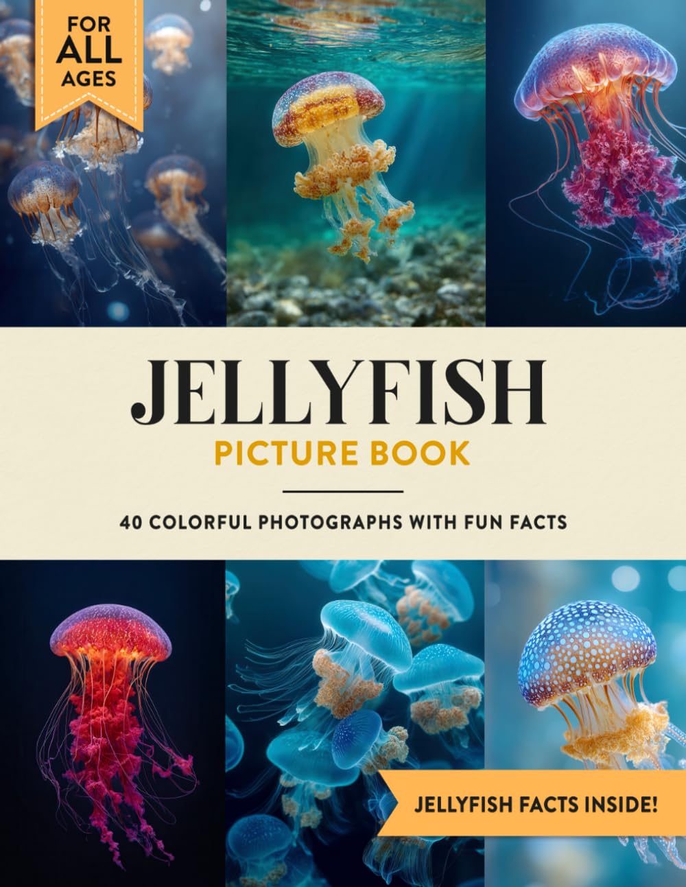 Jellyfish Picture Book: Learn All About Jellyfishs with Fun Photos and Jellyfish Facts for Kids & Adults