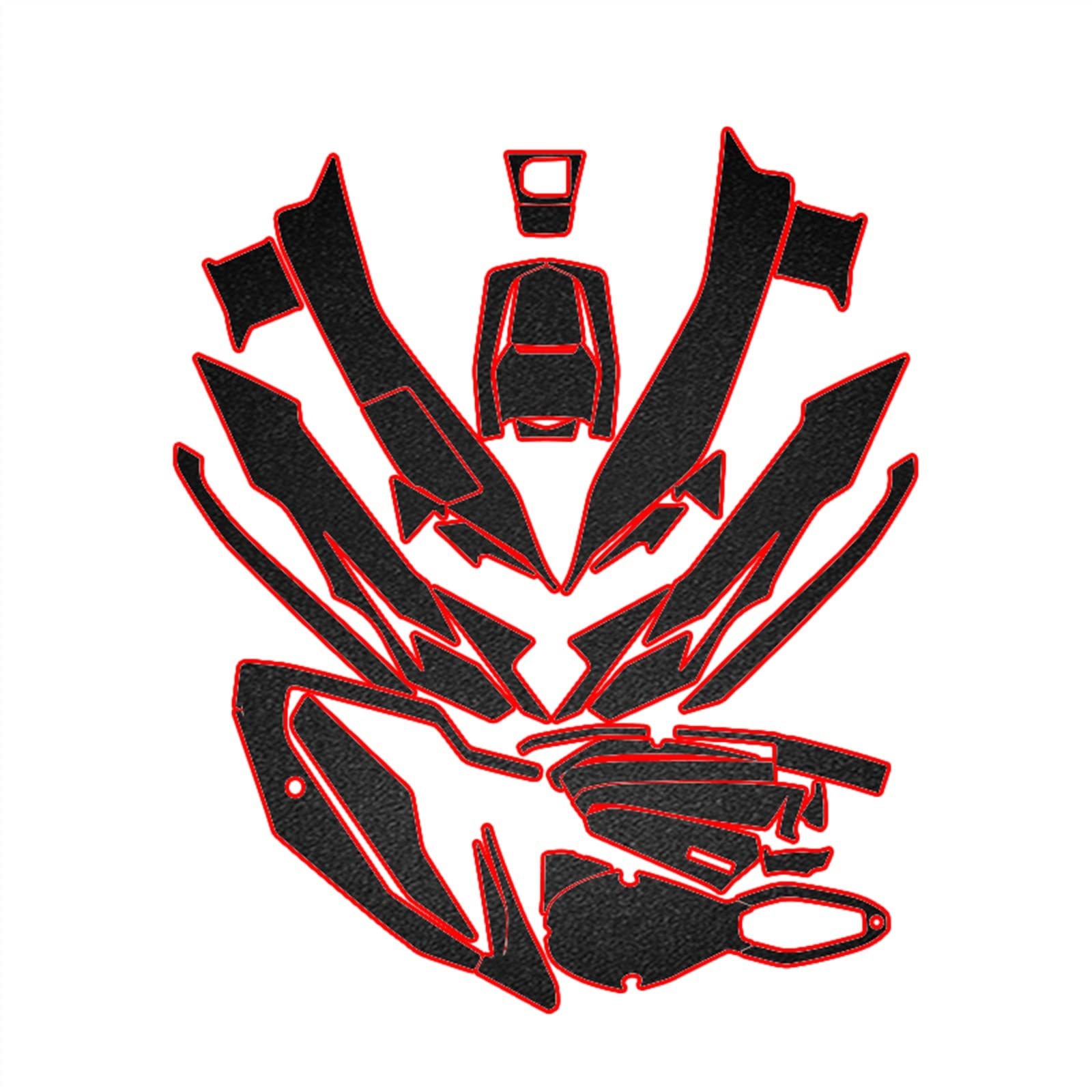 Sticker Forza NSS350 kit décoration moto pour balades et ville