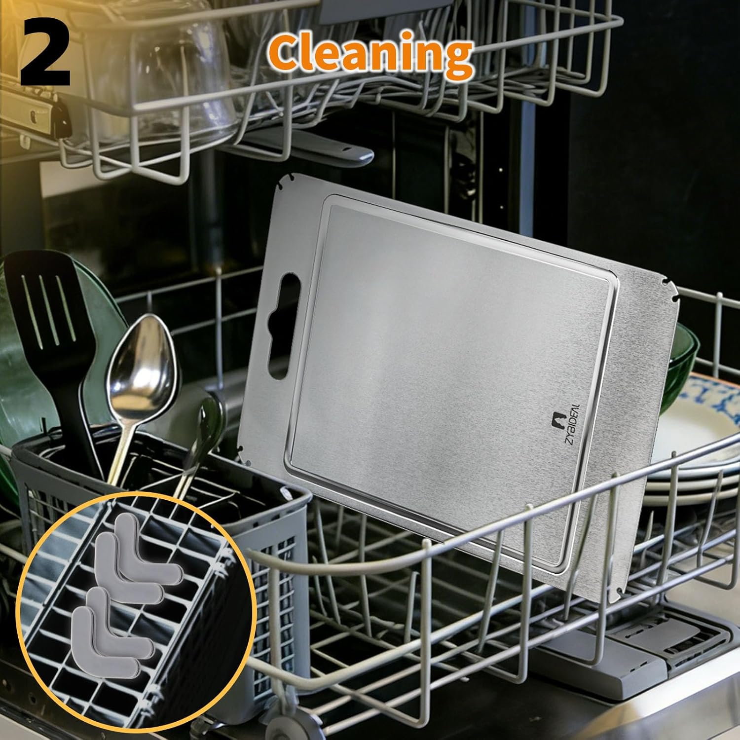 3PCS Titanium Cutting Board&Corner Replacement