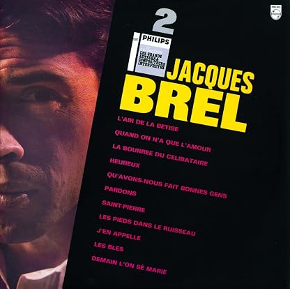 1954-1961, Vol. 2 por Jacques Brel, capa do álbum