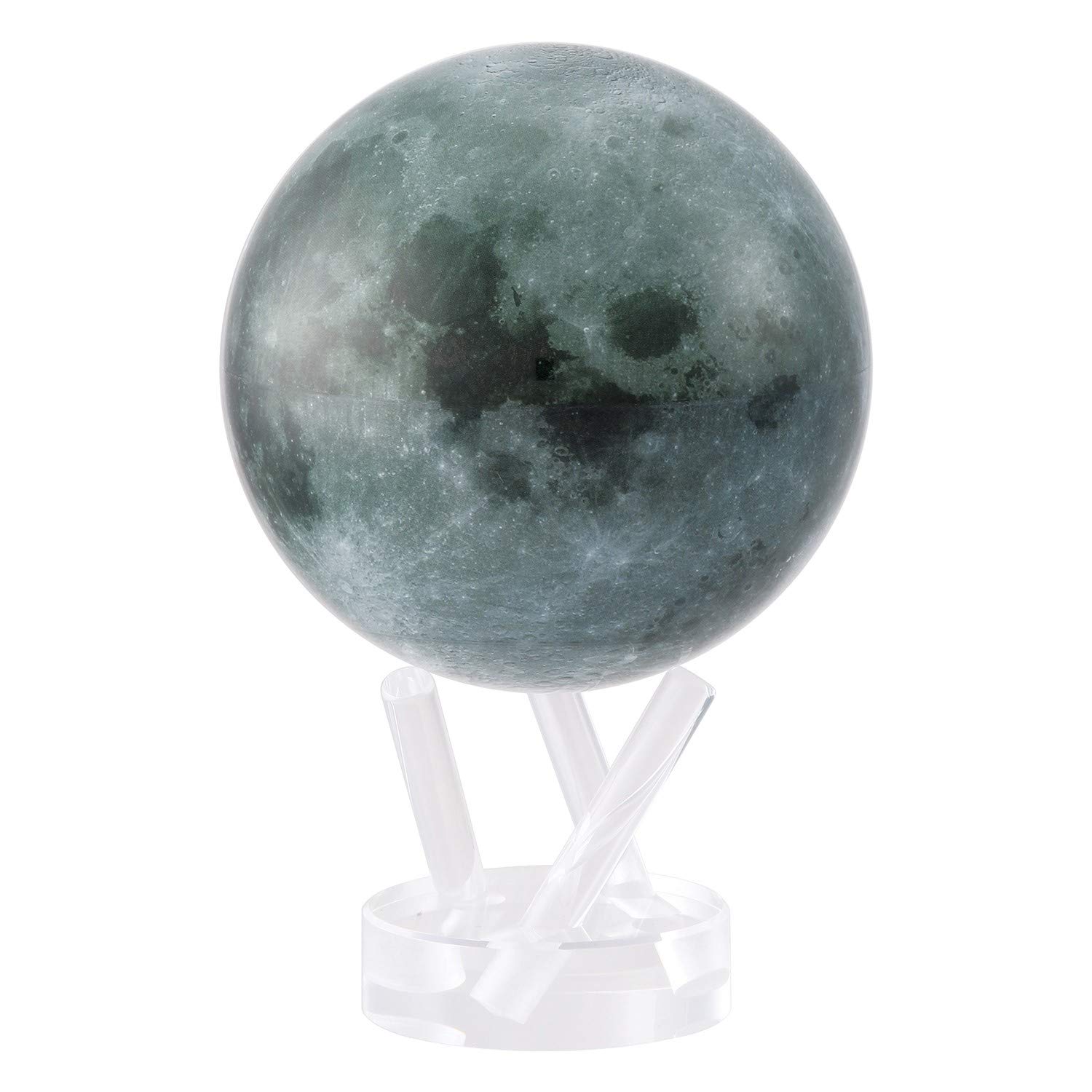 MOVA Globe - Moon Signature (6") | Rotating Lunar Globe Powered by Light | No Batteries Needed | Unique Desk Decor or Gift
