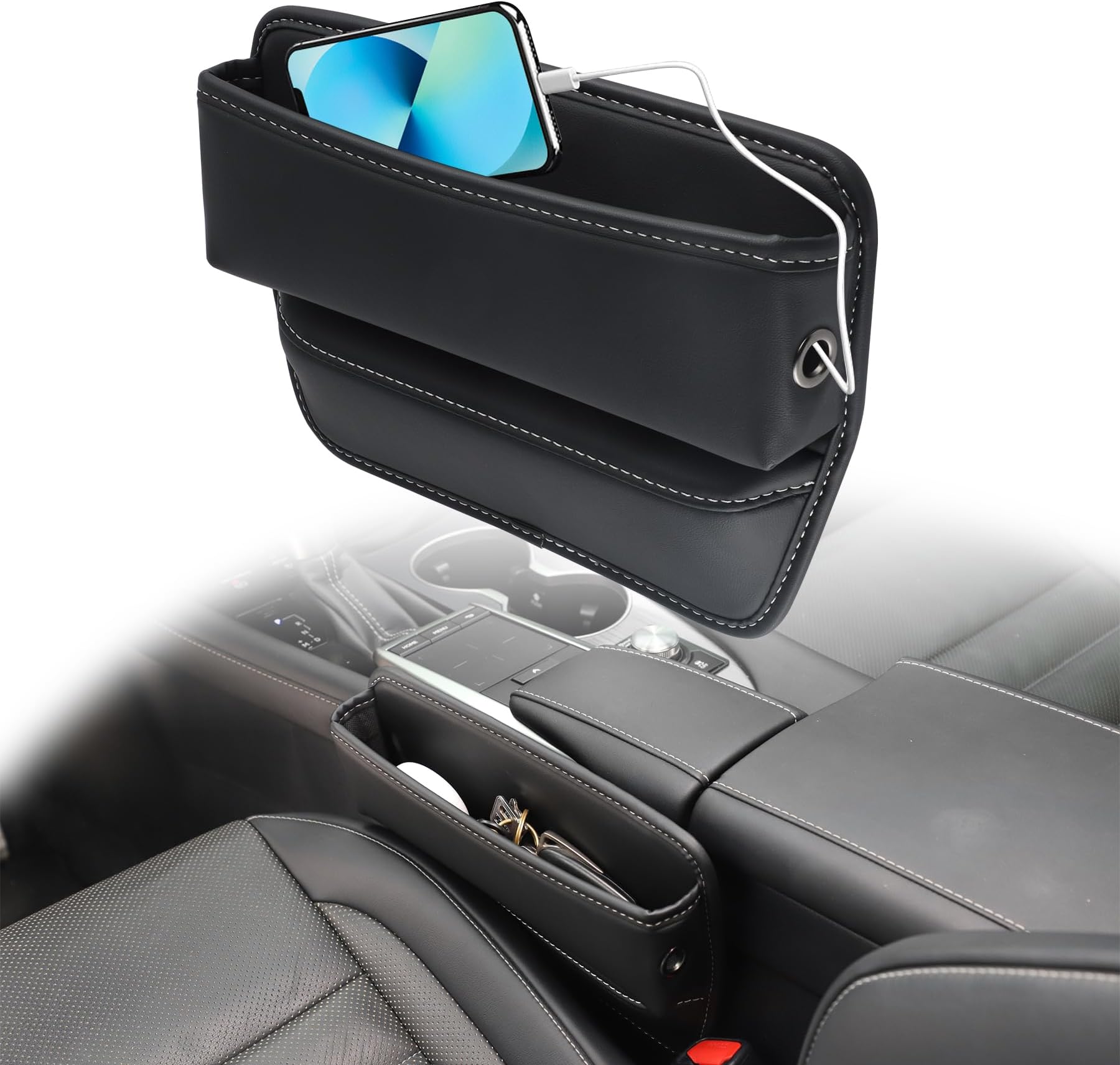 Aazon.co: 1797 Car Seat Gap Filler 2 Pack Universal Fit Car SUV Truck Fill Gap Between Seat