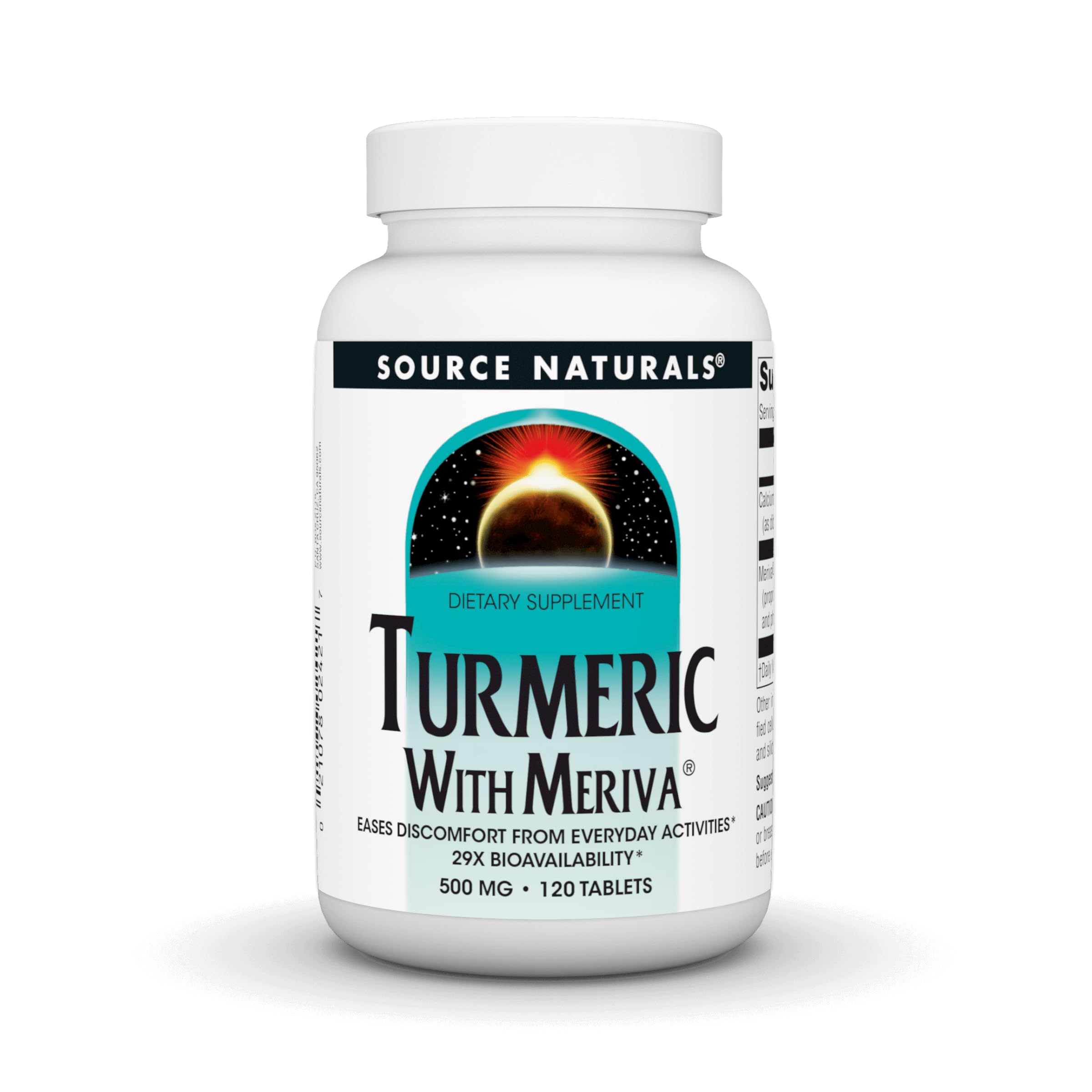 Source Naturals, Turmeric with Meriva, 500mg - 120 Tablets