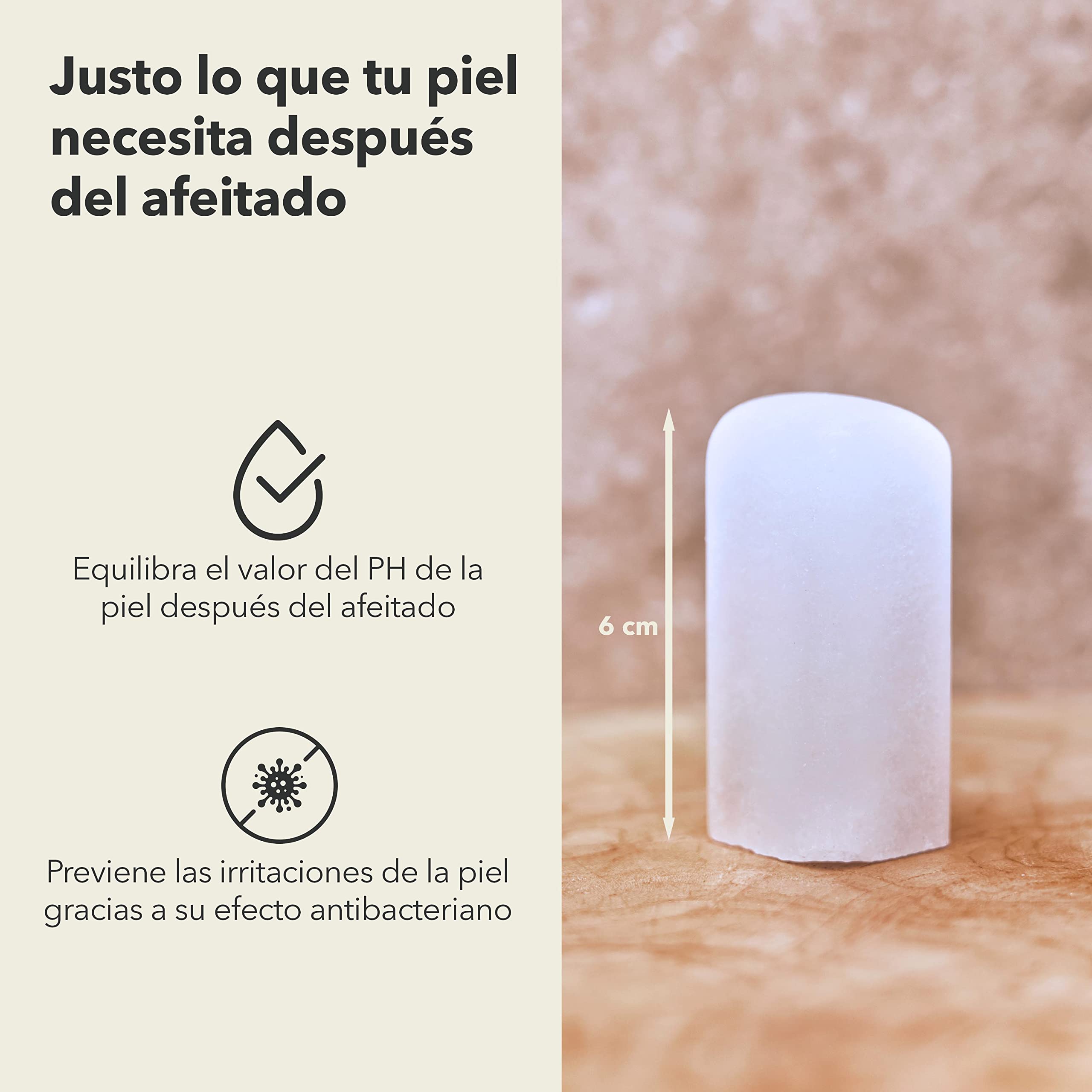 Juego de maquinilla de afeitar en estuche de cuero hecho a mano - incluye brocha de afeitar, bol de afeitado, jabón de afeitar, piedra de alumbre y 10 cuchillas de afeitar
