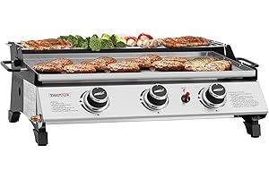 Royal Gourmet PD1303S 24-Inch Portable Tabletop Propane Griddle - Perfect for Outdoor Cooking