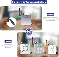 Vista 3 de GeeRic, Joycon Joystick de repuesto, 30 piezas Joycon Kit de reparación compatible con Switch OLED, kit de reparación Joycon Joystick de repuesto