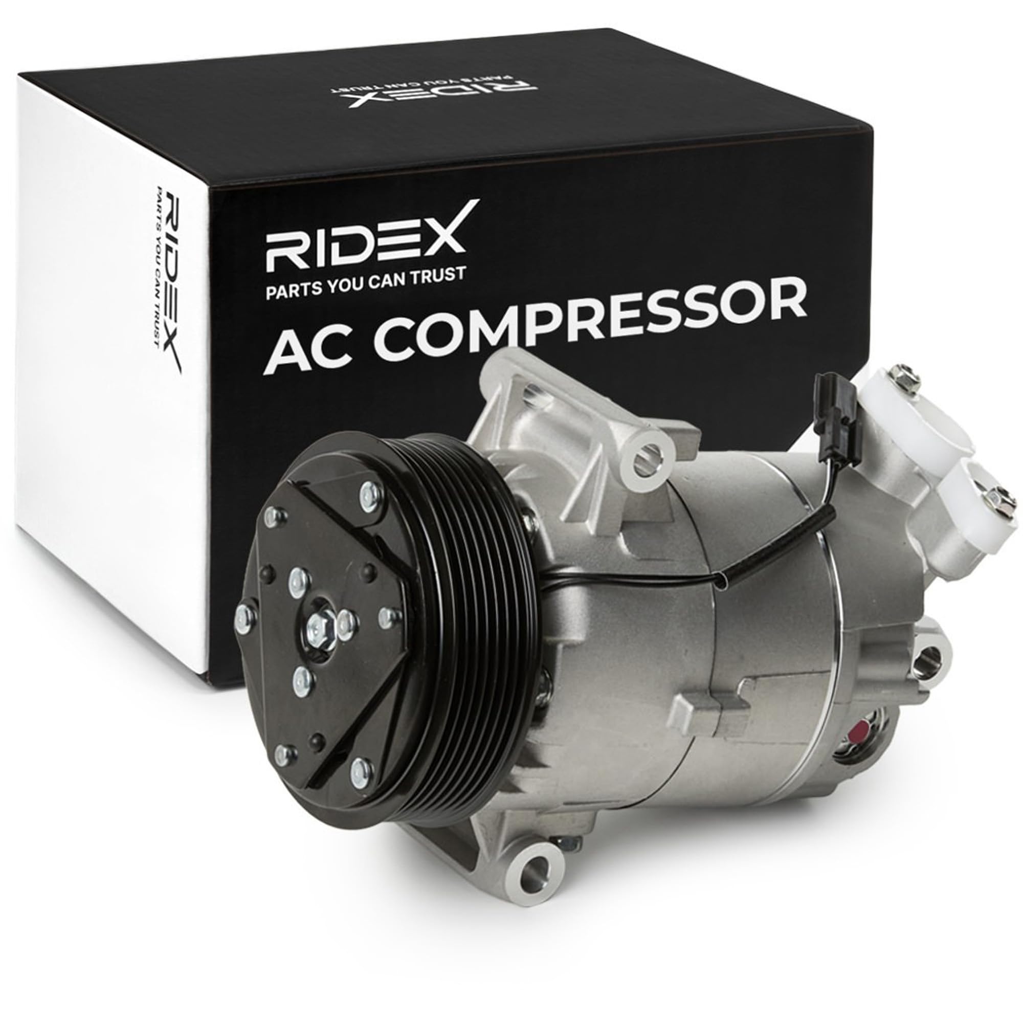 RIDEX 447K0067 Compresor aire acondicionado con juntas Compatible con RENAULT Master 3 Caja/Chasis EV, HV, UV