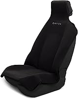 Vista 10 de Dryva Asiento - Toalla de microfibra premium para asiento de automóvil, impermeable y resistente al sudor, ajuste universal, lavable a máquina, Negro
