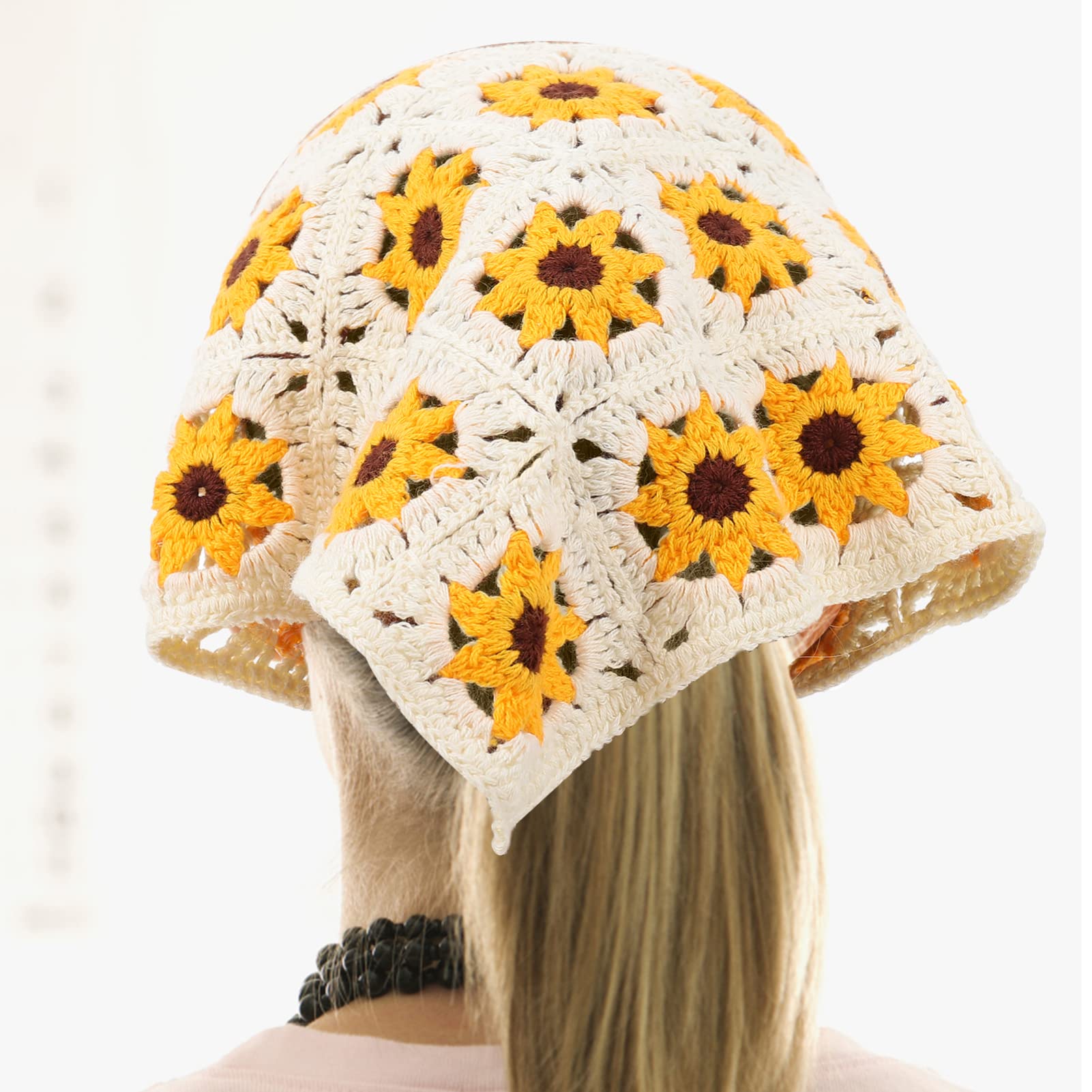 FRCOLOR 8pezzi Fasce Per Moda Boho Eleganti Fasce Turban Con Fiori Adatte Per Ogni Occasione Dalla Vita Quotidiana Eventi Speciali