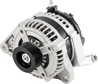 KAX Alternator Fit for Dakota 08-10; Durango 07-09 3.7L 4.7L; Ram 1500 07-08 3.7L; Ram 1500 2008 4.7L; Raider 08-09 for 11276 12V 136Amp CW S6 6-Groove Pulley