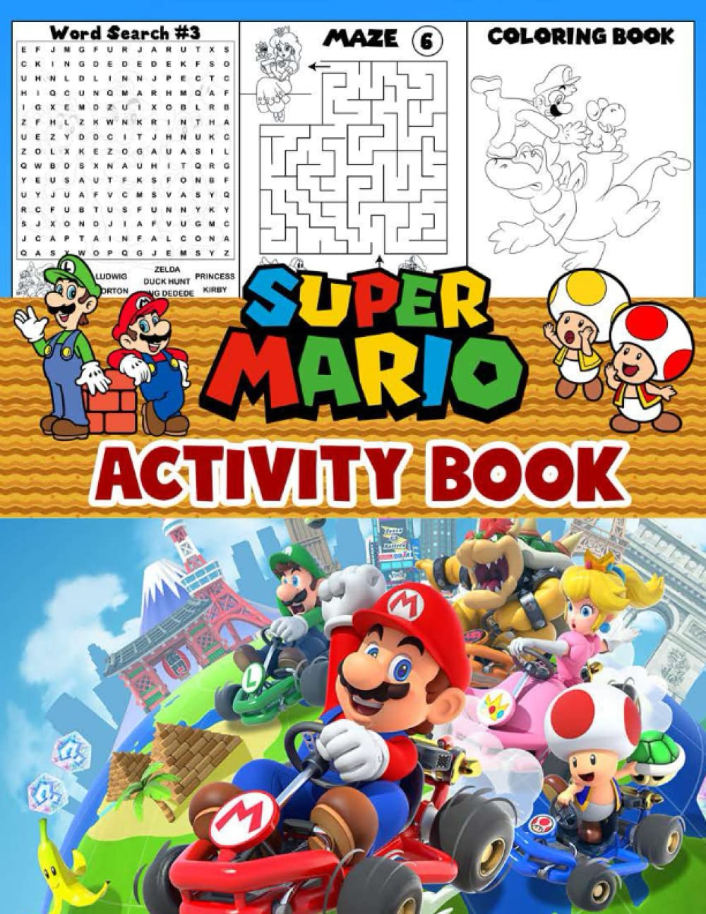 Game Hero Activity Book: Awesome, Challenging Activities. Including Mazes, Dot-to-Dot, Matching Game, Coloring, Word Search & More!