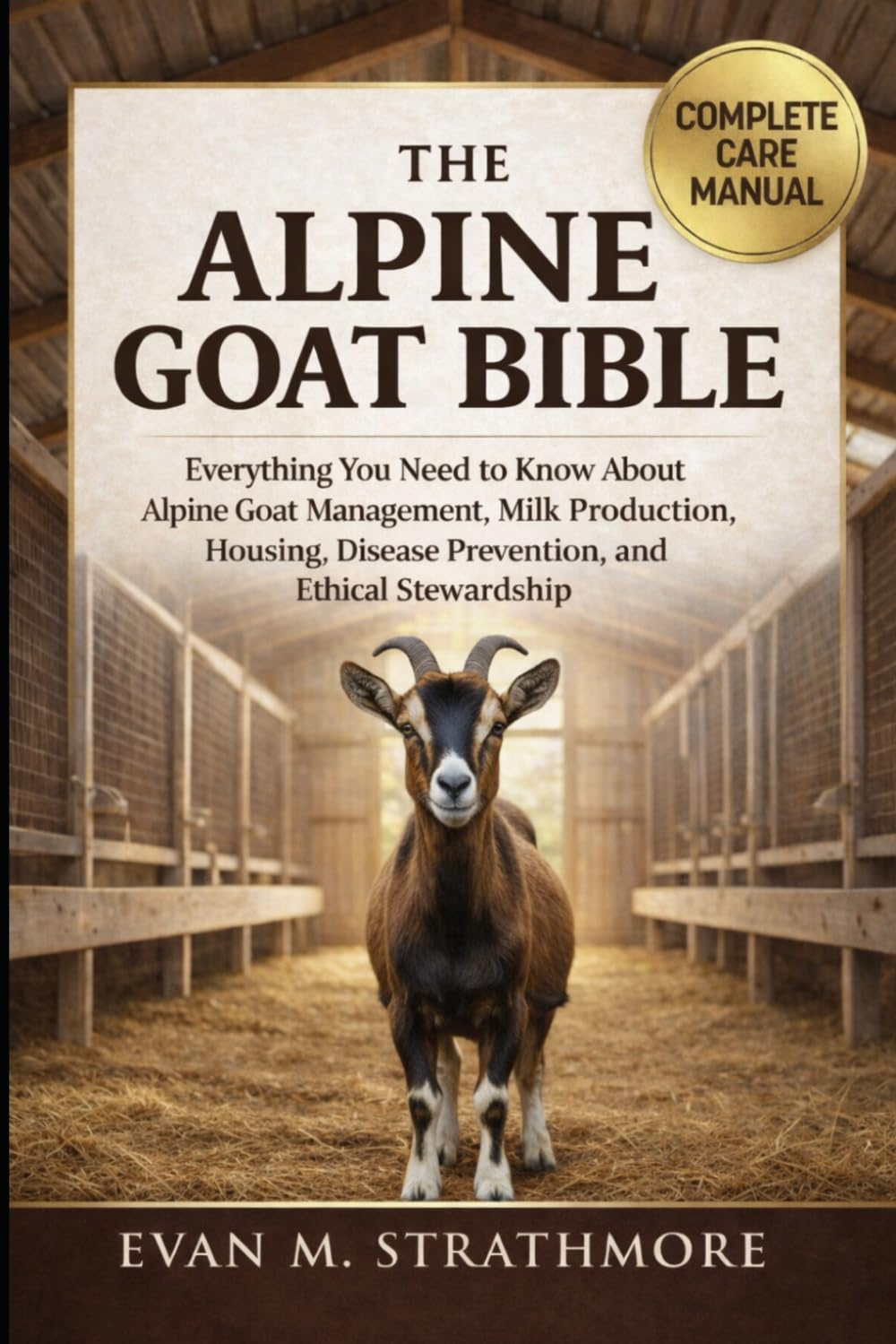 THE ALPINE GOAT BIBLE: Everything You Need to Know About Alpine Goat Management, Milk Production, Housing, Disease Prevention, and Ethical Stewardship