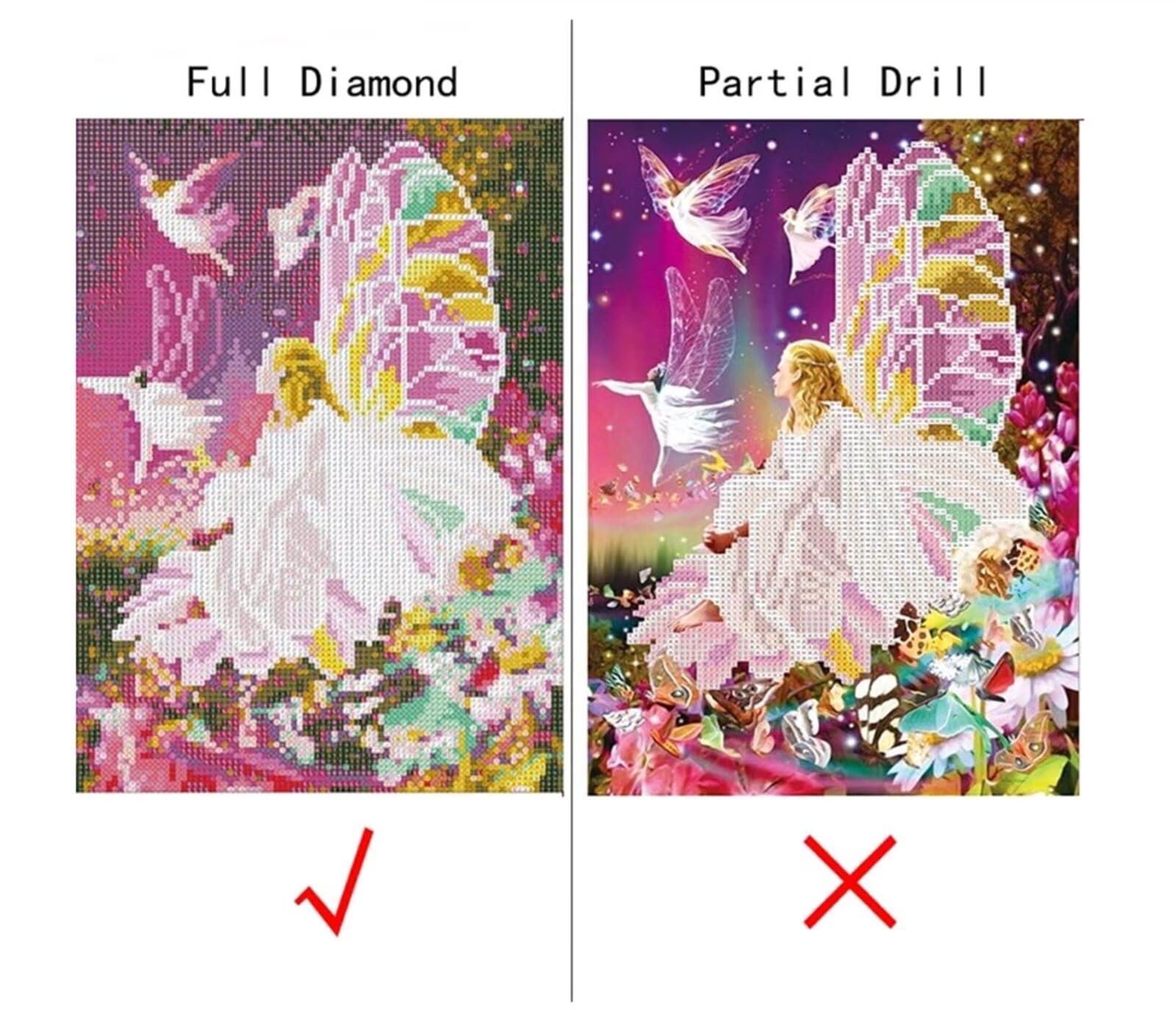 Amazon.co.jp: ダイヤモンドアート 3枚セット 森 20 x 30 cm