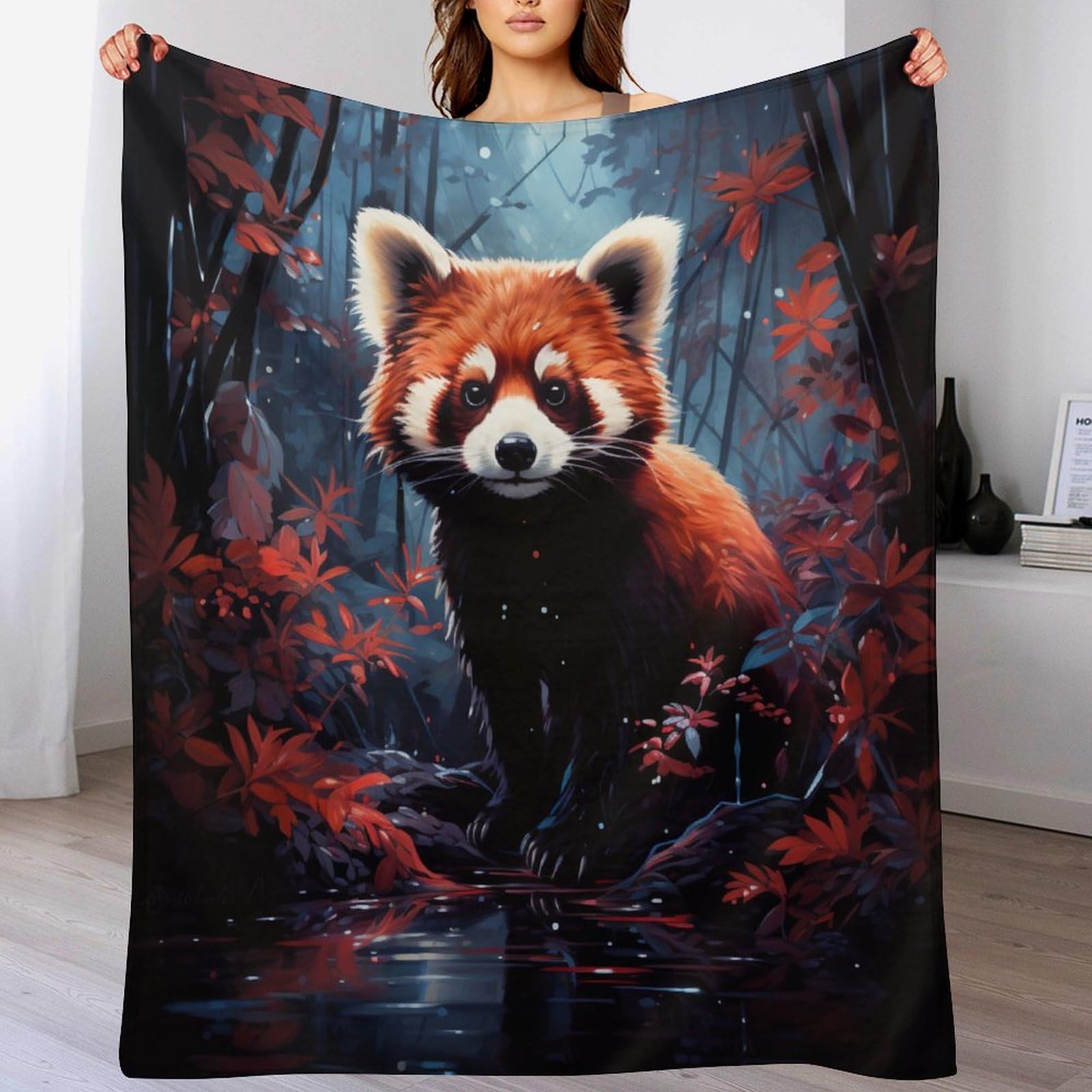 Couverture flannel douce ours 130x150cm jeté de canapé chaud pour lit toutes saisons