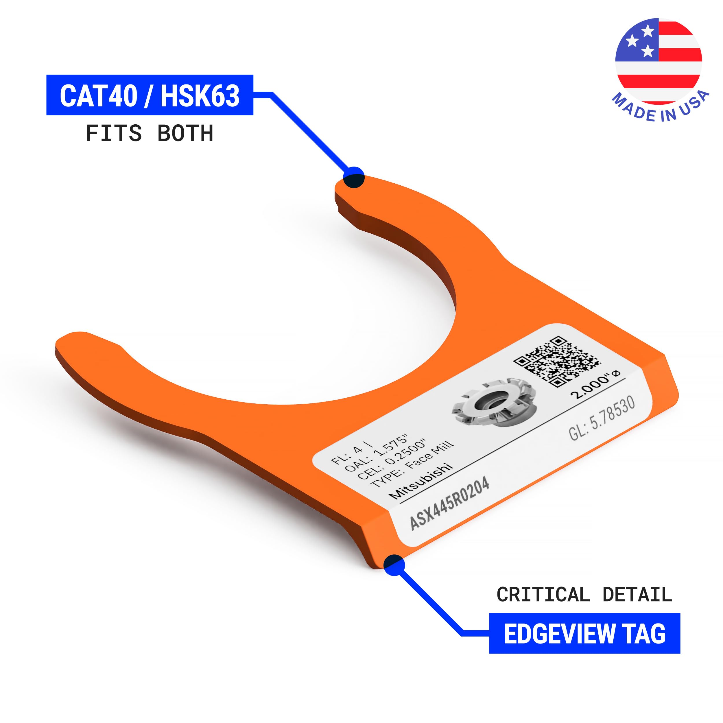 ワタページ Amazon.com: PDX CNC Edgeview CNC Tool Holder Tool Tag - 25-pk