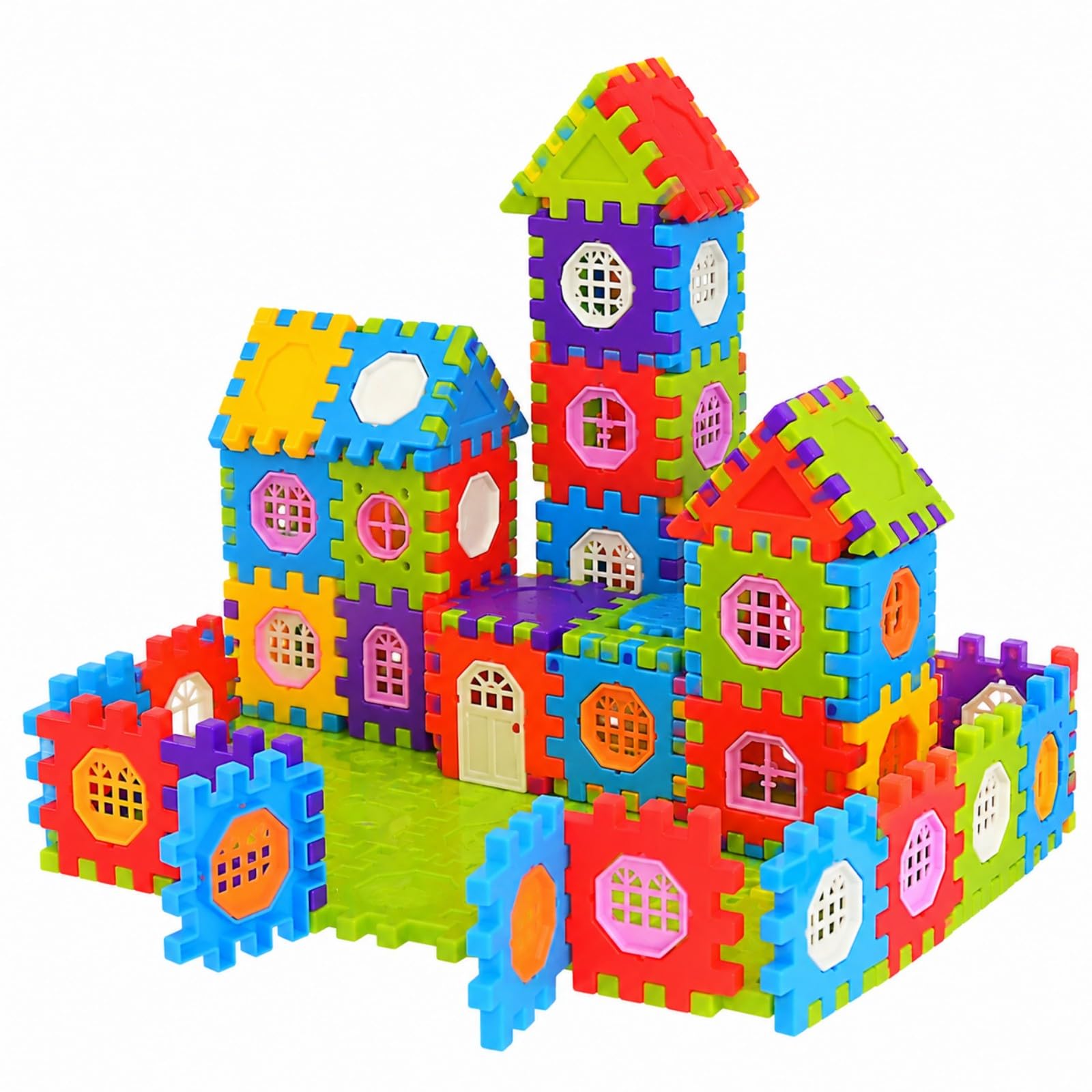JICIKI Building Blocks for Toddlers & Kids 100 Pcs Jumbo Toy Building Sets
