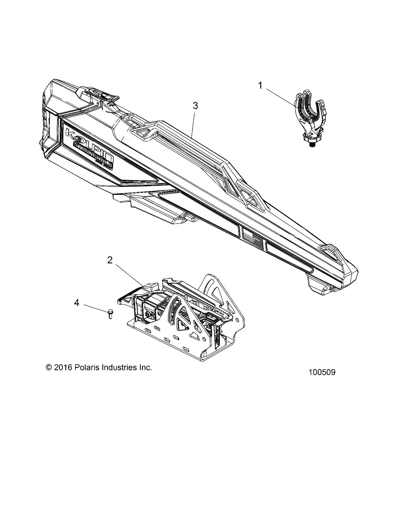 Polaris ATV Lock & Ride Kolpin Ratching Rhino Grip - 2881157