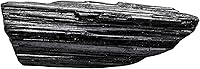 Vista 20 de Amazing Gemstone Black Tourmaline Crystals Rough Stone in Bulk, 1/2lb Large Pieces Turmalina Negra Piedra Originales, Large Black Tourmaline Crystal