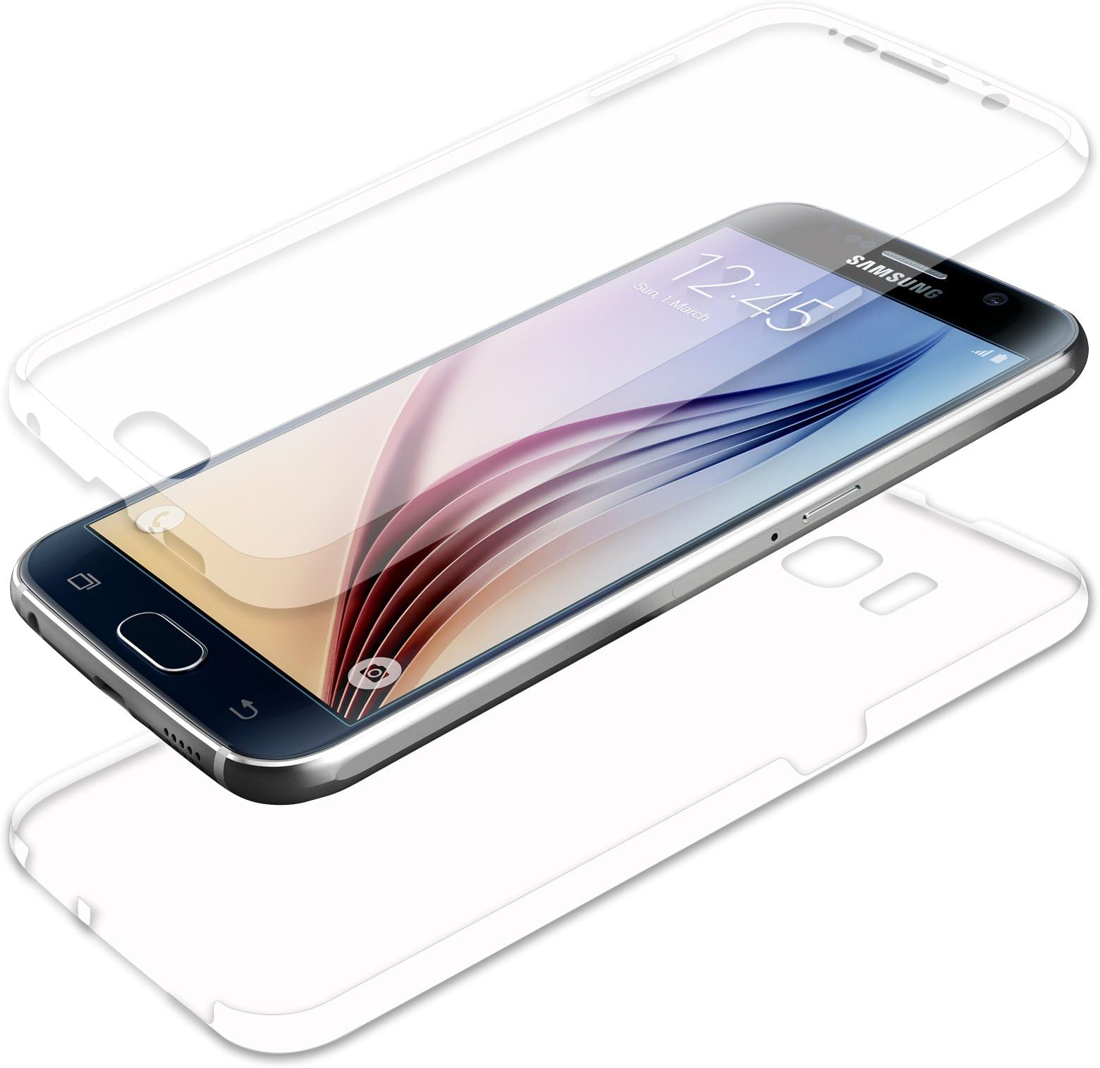 Crystal Clear XYLO-360° Full Body Protective Front & Back Slim Gel Cover/Skin/Case for the Samsung Galaxy A3 2016.