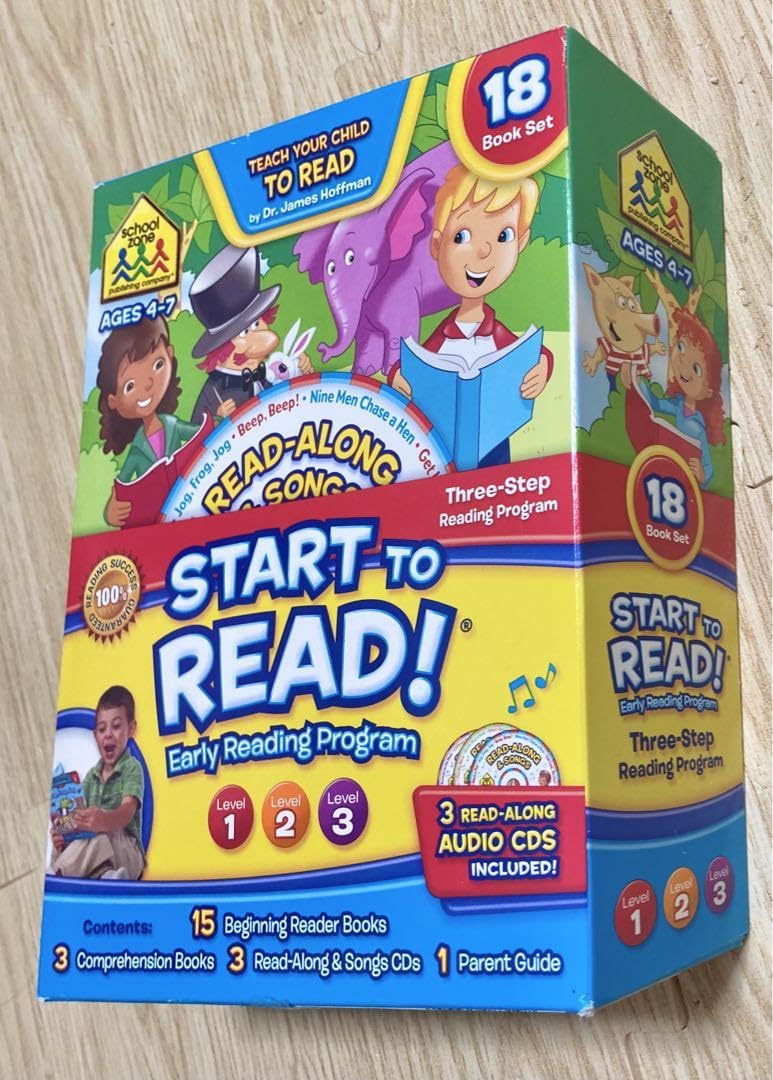 【希少】3-step Reading Program (18-Book Set) S827115e4cac34f6fb133b425bc5d6
