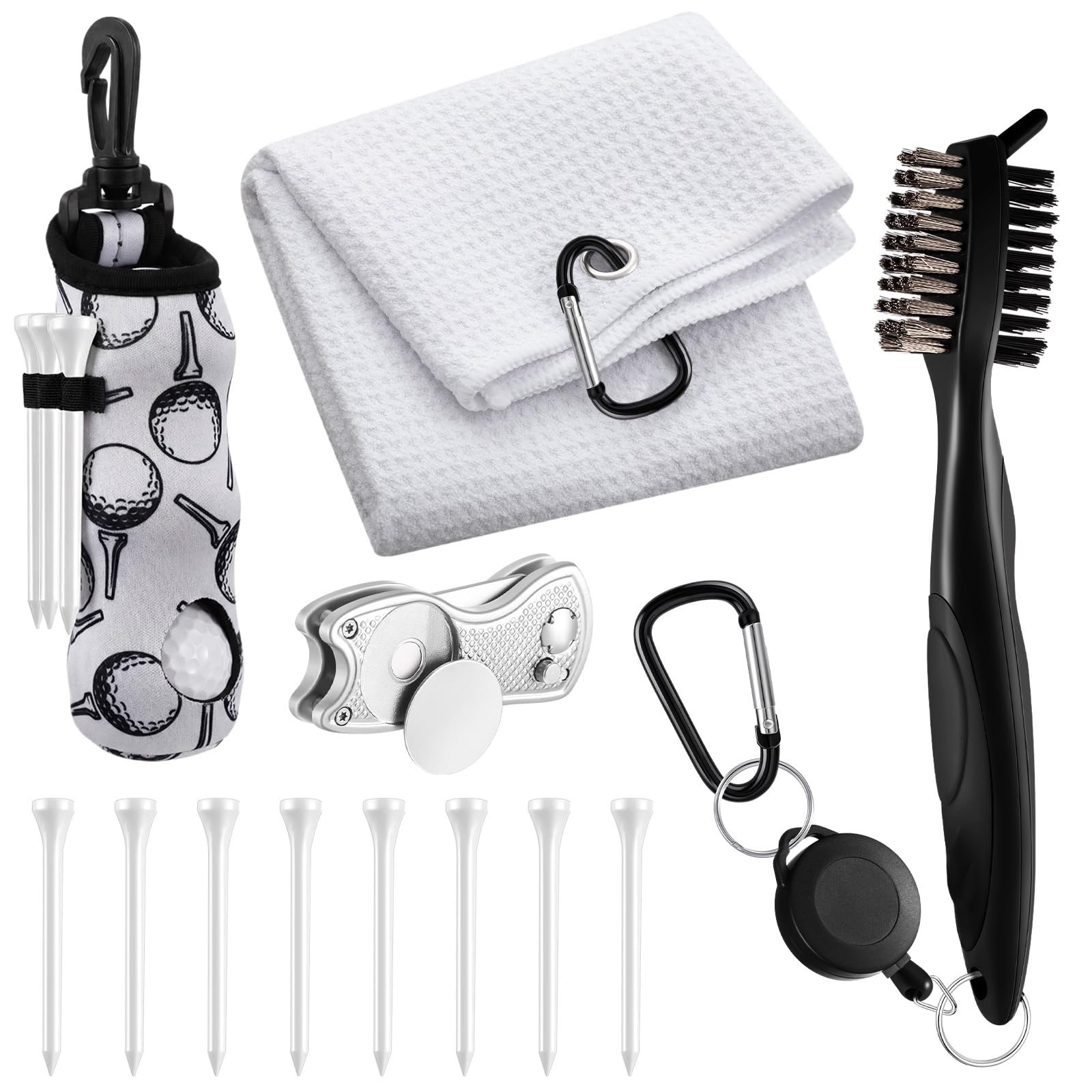 Liliful 12 Pcs Golf Accessories Kit Golf Stuff Gifts for Women Man